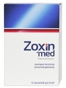 Zoxin-med szampon 6 saszetek x 6 ml