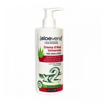 Zuccari Aloe Vera 2 All-in-one krem do twarzy, rąk i ciała 300 ml