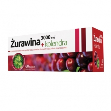 Żurawina + kolendra Nord Farm 60 tabletek