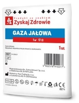 Zyskaj Zdrowie Gaza jałowa 1m2 17 Nitkowa 1 sztuka