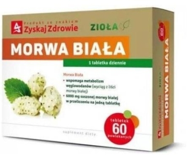 Zyskaj Zdrowie Morwa biała 60 tabletek
