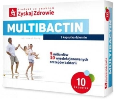 Zyskaj Zdrowie Multibactin 10 kapsułek