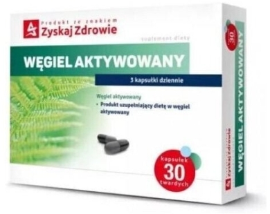 Zyskaj Zdrowie Węgiel aktywowany 30 kapsułek