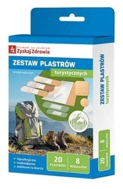 Zyskaj Zdrowie Zestaw plastrów Turystycznych  20 sztuk