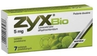 Zyx Bio 5 mg 7 tabletek