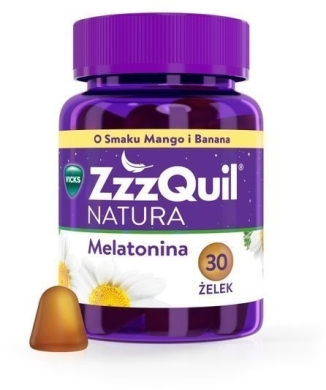 Zzzquil Natura mango i banan żelki 30 sztuk