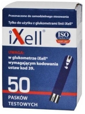 iXell paski testowe 50 sztuk