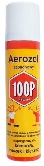 100P Aerosol ochronny przecw komarom i kleszczom 75 ml