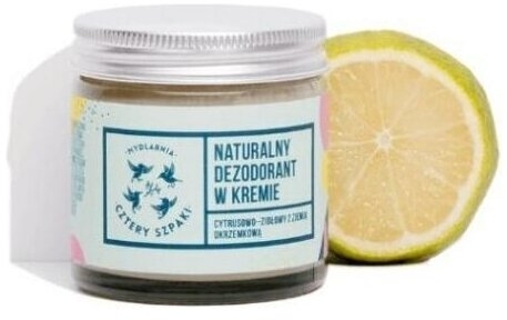 4szpaki Dezodorant w kremie cytrynowo - ziołowy 60ml