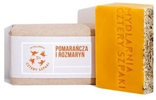 4szpaki naturalne mydło pomarańcza rozmaryn 110g