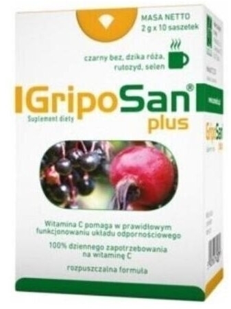 A-Z Griposan Plus Wzmocnienie odporności 10 saszetek