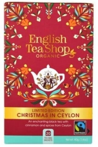 ADWENT English Tea Shop christmas in ceylon herbata 20 torebek