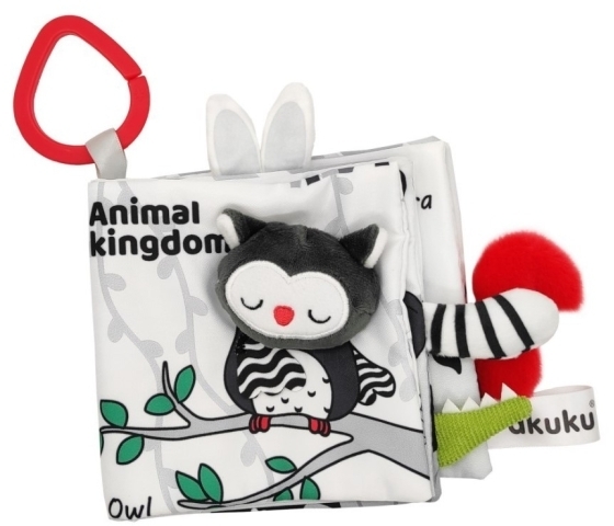 AKUKU Książeczka sensoryczna Animal Kingdom 1 sztuka
