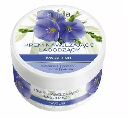 ANIDA Krem nawilżająco łagodzący kwiat lnu 125ml