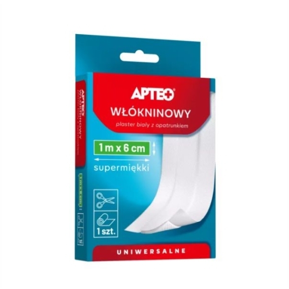 APTEO CARE Plaster włókninowy z opatrunkiem 1m x 6cm