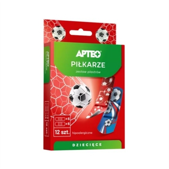 APTEO CARE Plastry dla dzieci piłkarze 12 sztuk