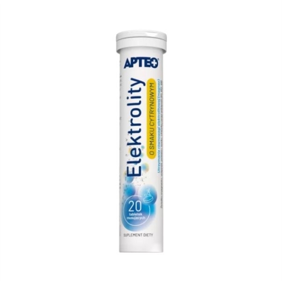 APTEO Elektrolity 20 tabletek musujących