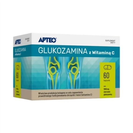 APTEO Glukozamina z witaminą C 60 kapsułek