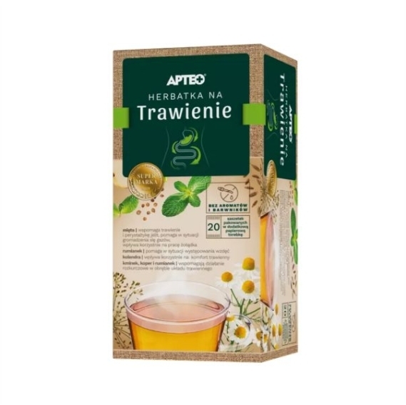 APTEO NATURA Herbatka na trawienie 20 saszetek