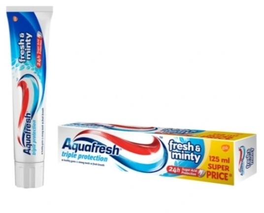 AQUA FRESH FRESH & MINTY Pasta do zębów 125 ml