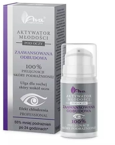 AVA Aktywator Młodości Pod Oczy Zaawansowane Łagodzenie Odbudowa 15 ml