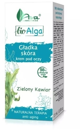 AVA BIO ALGA Krem Zielony Kawior Gładka Skóra pod oczy 15 ml
