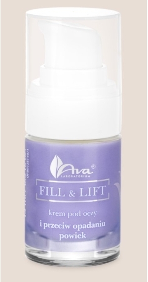 AVA FILL&LIFT Krem pod oczy i przeciw opadaniu powiek 15 ml