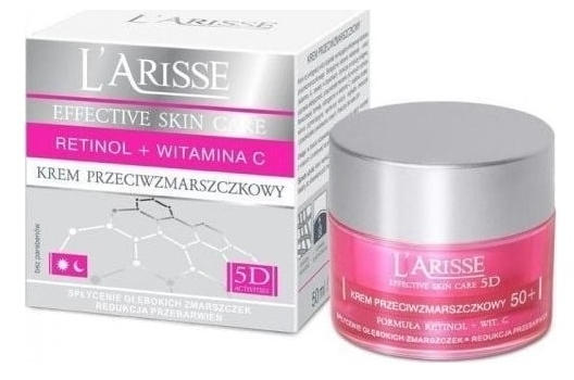 AVA LARISSE Effective Skin Care 5D Retinol + Witamina C Krem przeciwzmarszczkowy 50 ml