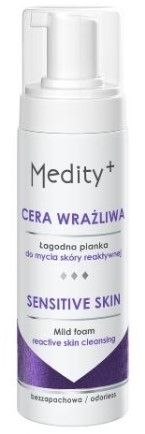 AVA MEDITY+ CERA WRAŻLIWA Łagodna Pianka do mycia skóry reaktywnej 150 ml