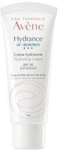 AVENE HYDRANCE UV Bogaty krem nawilżający SPF30 40 ml