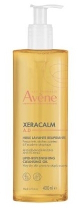 AVENE XERACALM A.D Olejek oczyszczający uzupełniający lipidy skóra sucha,skłonna do atopi 400 ml
