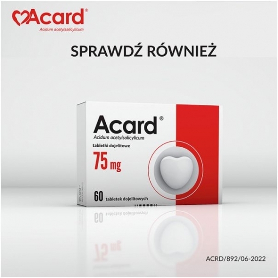 Acard 150 mg 60 tabletki dojelitowe