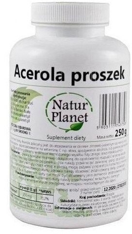 Acerola Natur Planet proszek 250 g