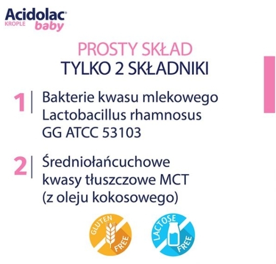 Acidolac baby krople 10 ml (Data ważności 29.02.2024)