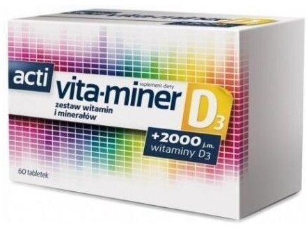 Acti Vita-miner D3 60 tabletek