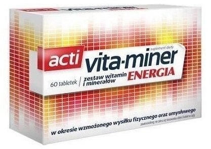 Acti Vita-miner Energia 60 tabletek