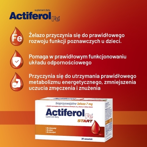ActiFerol Fe START proszek 30 saszetek