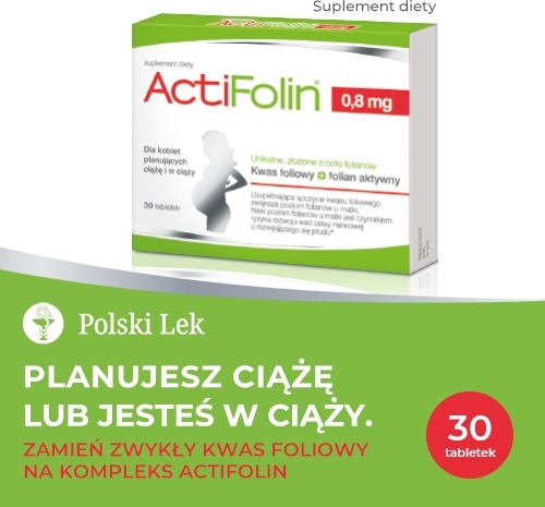 ActiFolin 0,8 mg 30 tabletek
