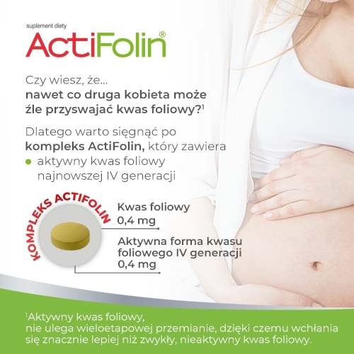 ActiFolin 0,8 mg 30 tabletek