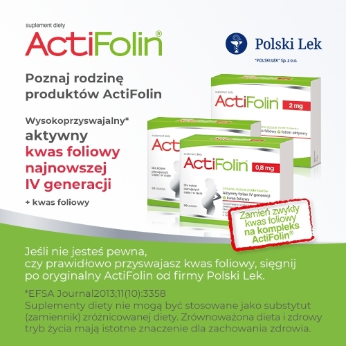 ActiFolin 0,8 mg 30 tabletek