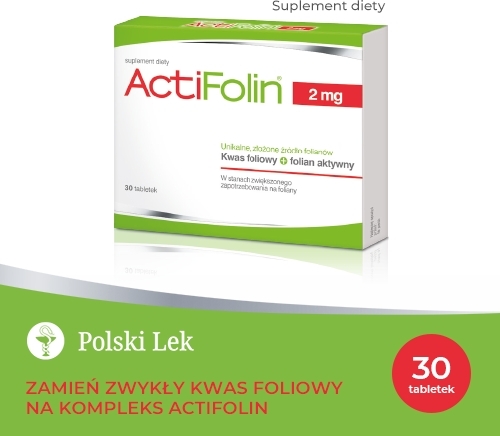 ActiFolin 2 mg POLSKI LEK 30 tabletek