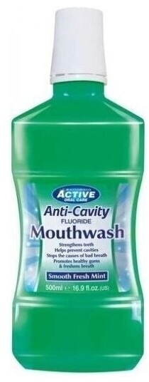 Active Fresh Mint świeża mięta płyn do płukania jamy ustnej 500 ml
