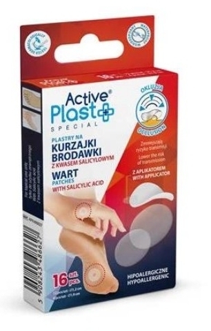 ActivePlast Special Plastry na kurzajki i brodawki 16 sztuk