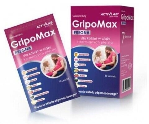 Activlab Gripomax Pregna 10 saszetek