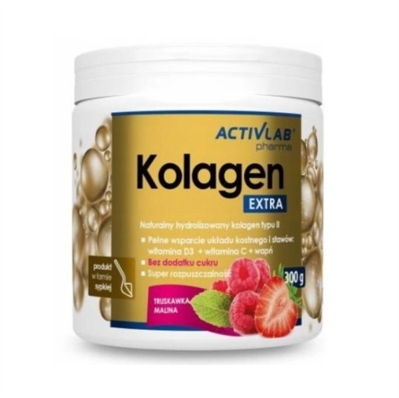 Activlab Kolagen Extra truskawka-malina 300 g