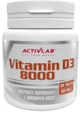 Activlab Pharma Vitamin D3 8000 200 tabletek