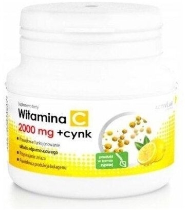 Activlab Witamina C 2000 mg + Cynk 10 mg proszek 150 g