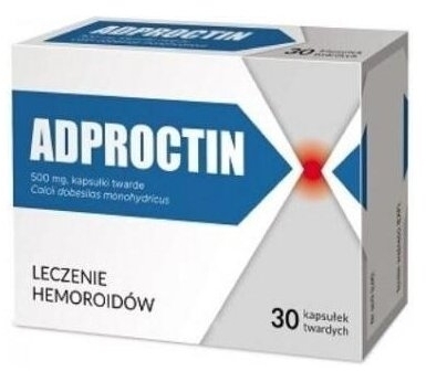 Adproctin 500 mg 30 kapsułek