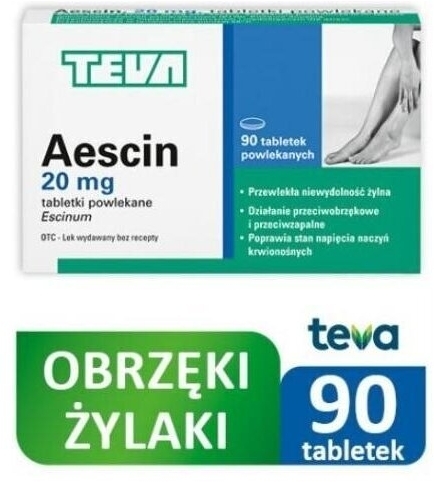 Aescin 90 tabletek