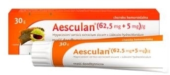 Aesculan maść doodbytnicza 30 g
